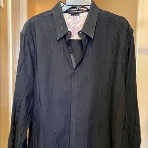 Men’s Black dress shirt